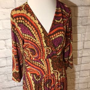 🍁 EUC Talbots floral paisley dress 🍁